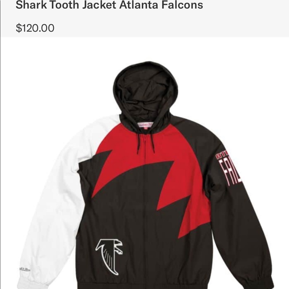 Mens Mitchell & Ness Falcons Jacket